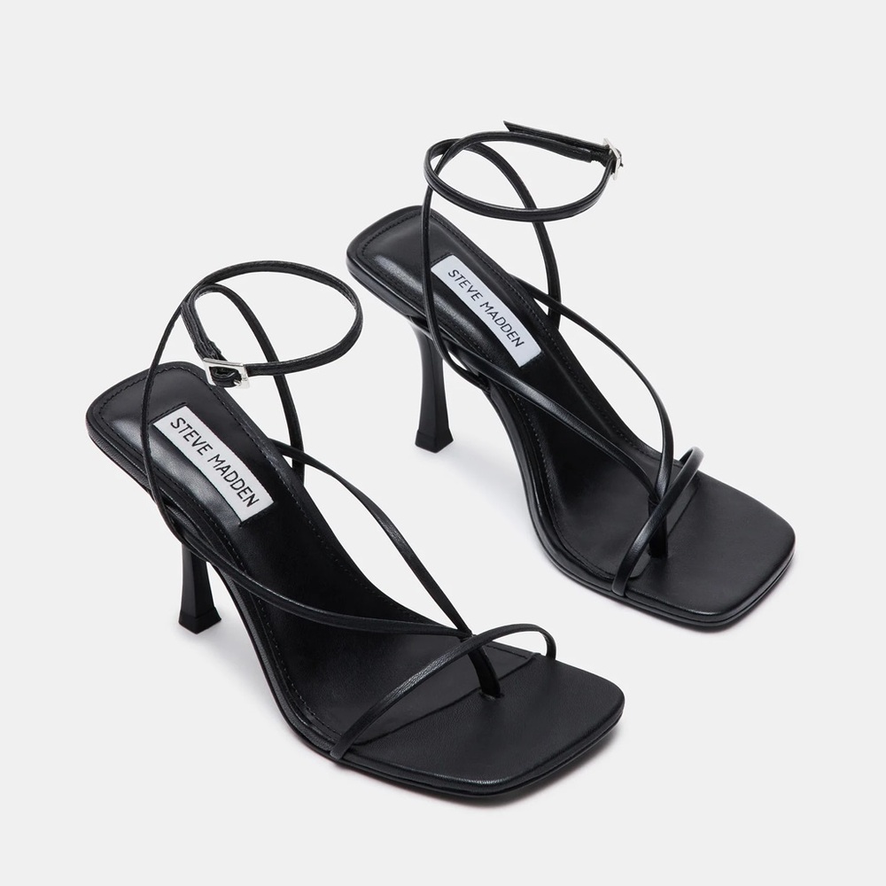 Steve Madden Annie Sandal Heels in Black